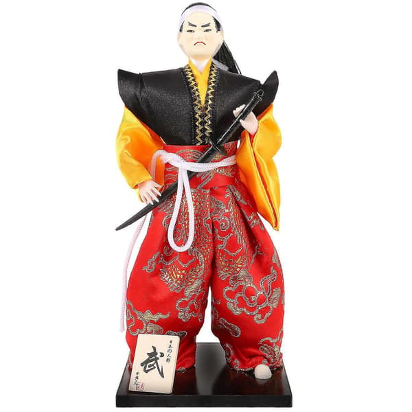 Japansk Samurai-dukke Samurai-kunstfigur Japansk butikkdekorasjon Hjemmeinnredning-Yvan