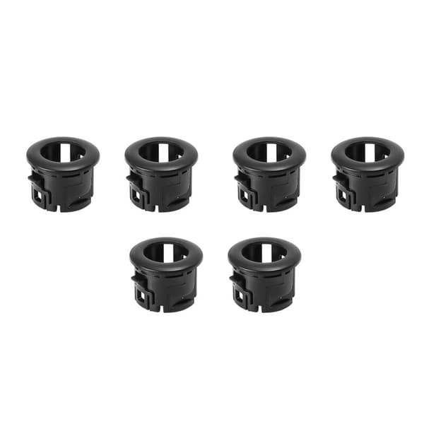 Bumper Parking Sensor Bracket 89348-33010 for 4Runner ES350 HS250H, 6 Pcs Black