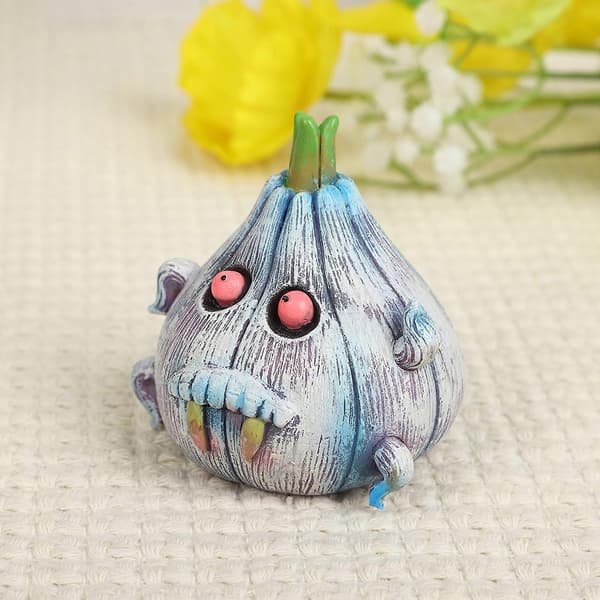2025 Halloween Candy Halloween Spooky Garlic Resin Decorations