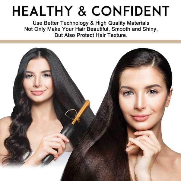 TG Electric Heating Comb, Ceramic Hot Pressing Comb Brush Hair Straightener