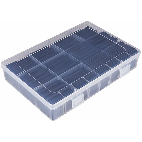 Sort Krympeflex 625 stk. Krympeflex Sortiment med 8 Størrelser 1-10 mm, GU.B/bon