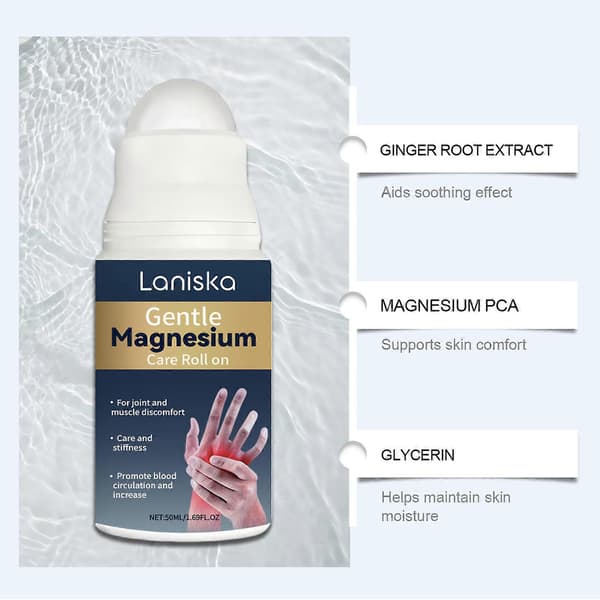 Laniska Nerve Pain Relief Roll-on 50ml til hænder, fødder og ryg. Lindrer ubehag. 2 stk. 2st