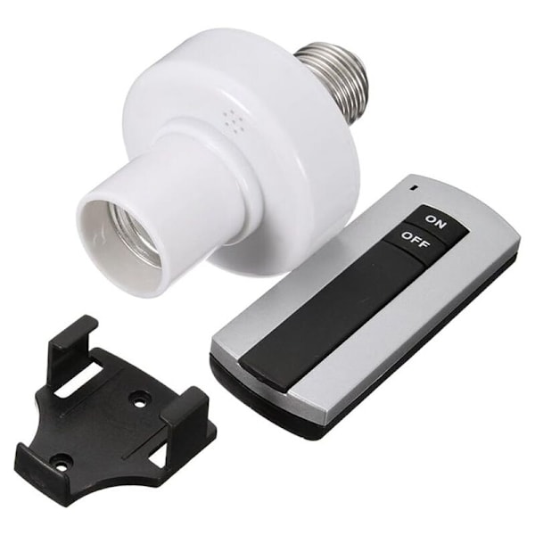 E27 220V Wireless Remote Control Lamp Bulb Holder Socket Switch
