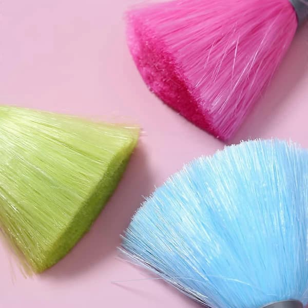 3 stk. fluffy mikrofiberstøvkoste til bærbar computer, tastatur og computerskærm