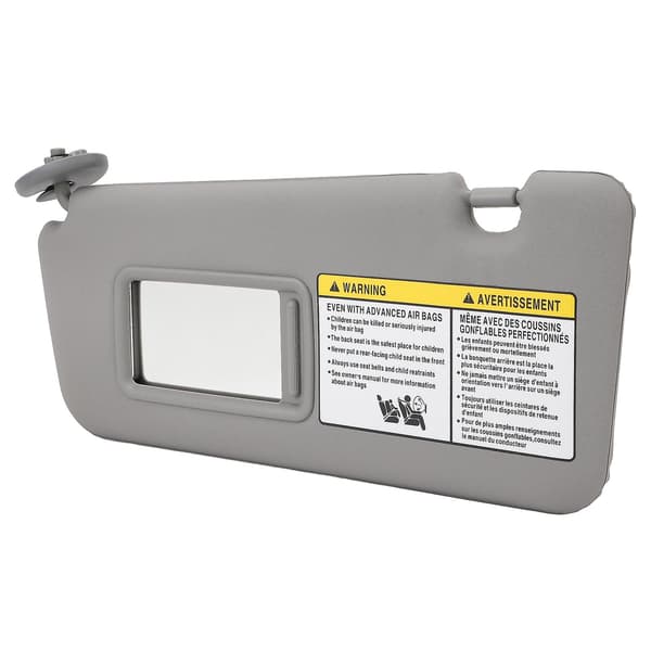 Sun Visor 7432042420B0 Left Driver Side Multifunctional Sunshade with Vanity Mirror Replacement For RAV4 2004 to 2005