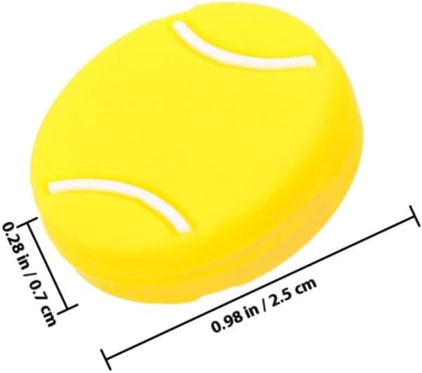 4 stk. silikone ketsjerdæmper til tennis vibrationsdæmper nem at transportere ketsjertilbehør mod vibrationer -