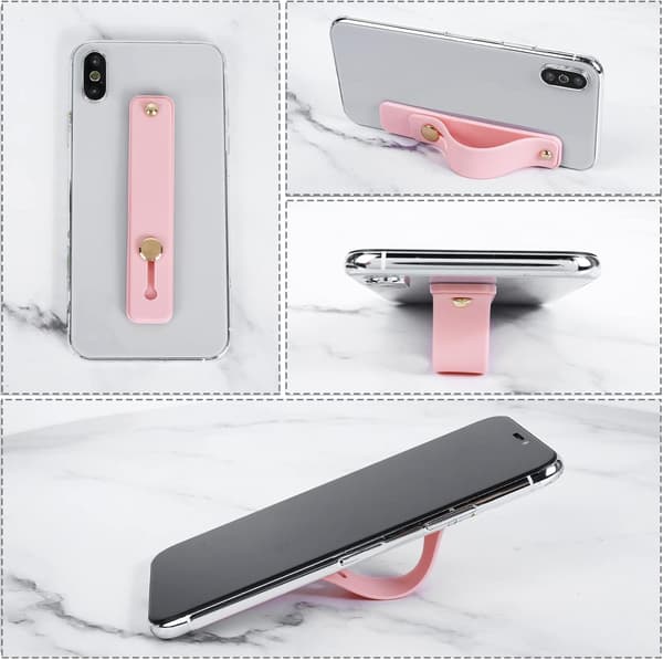 3PCS Phone Loop Finger Holder, Phone Grip Holder Finger Mobile Phone Grip Silicone Phone Strap Phone Holder