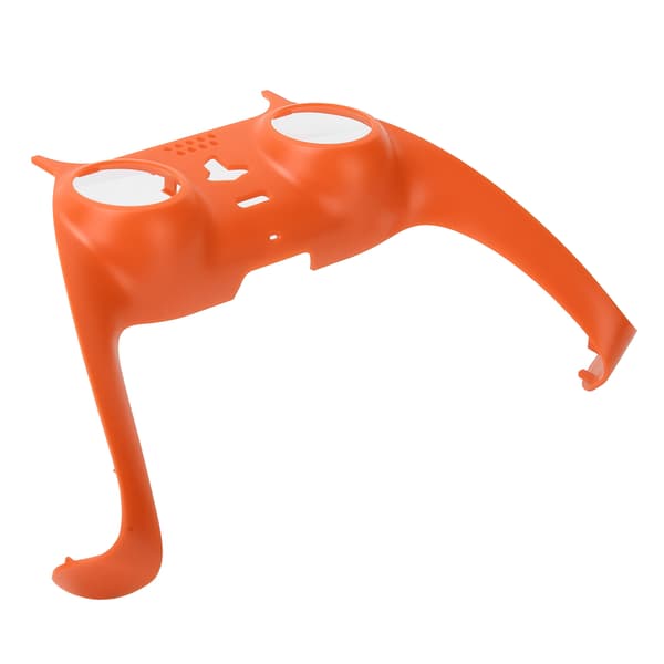 Game Controller Handle Decorative Strip Gamepad Grip Replacement DIY Shell Cover for PS5 Orange