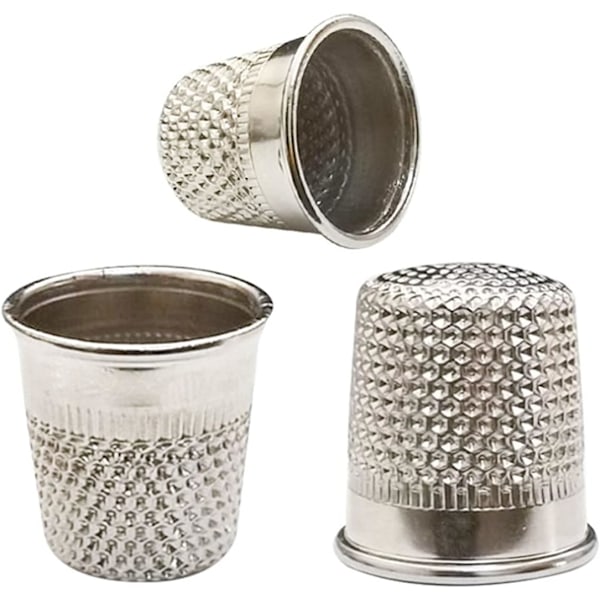 Metallfingerbøyle Fingerbøyle for Fingertupper Fingerbeskytter for Syfing Fingerbeskyttelse for DIY Beskyttelse