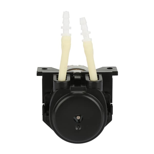 D-2 2*4mm DC 12V DIY Peristaltisk Væskepumpe Doseringspumpe til Laboratorieanalyse (Sort)