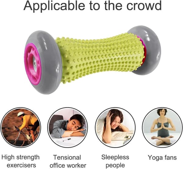 Fodmassagerulle til fødder mod hælspore, plantar fasciitis