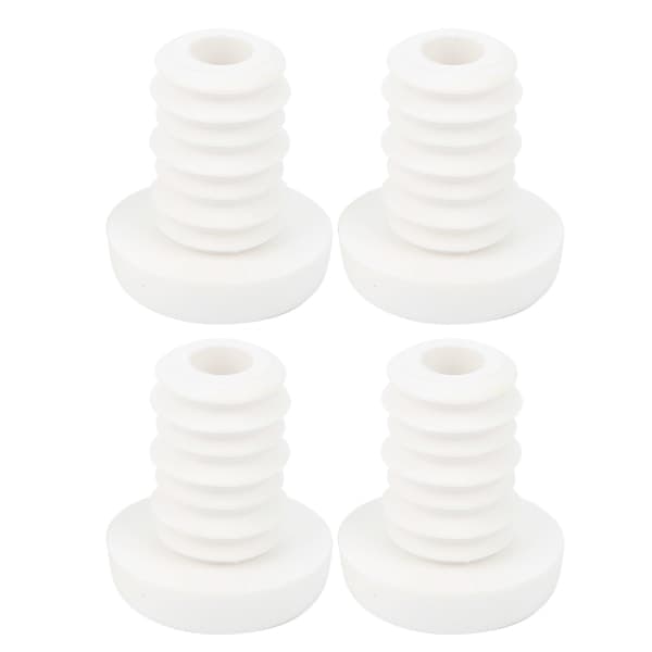 4pcs ZTTO Handlebar End Plugs Fixed Mountain Bike Handle Lock Ring Bicycle Accessories White