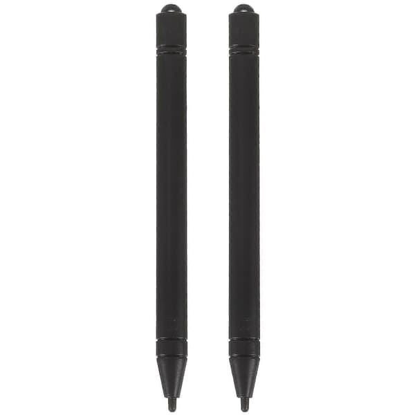 2 stk. universelle LCD-tabletpenne, digital stylus til maling, digital touchpen til avisredigering, tegning og design (sort)