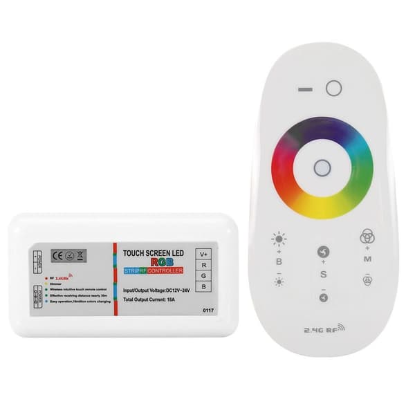 DC12-24V 2.4G Farverig LED-lysstribe Controller Trådløs KLB