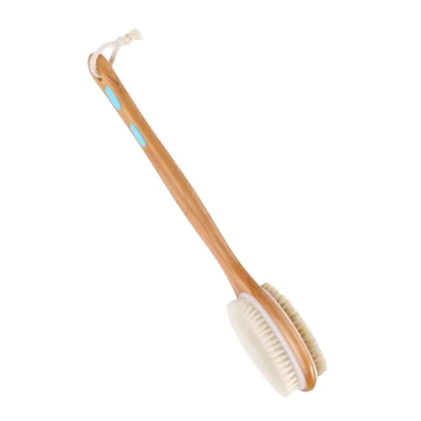 Double-sided shower brush deep cleansing massage promotes blood circulation back scrub bath brush