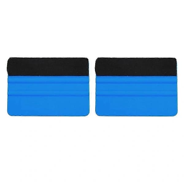 2x Car Vinyl Film Application Scraper Felt Edge Decal Scraper Application Tool