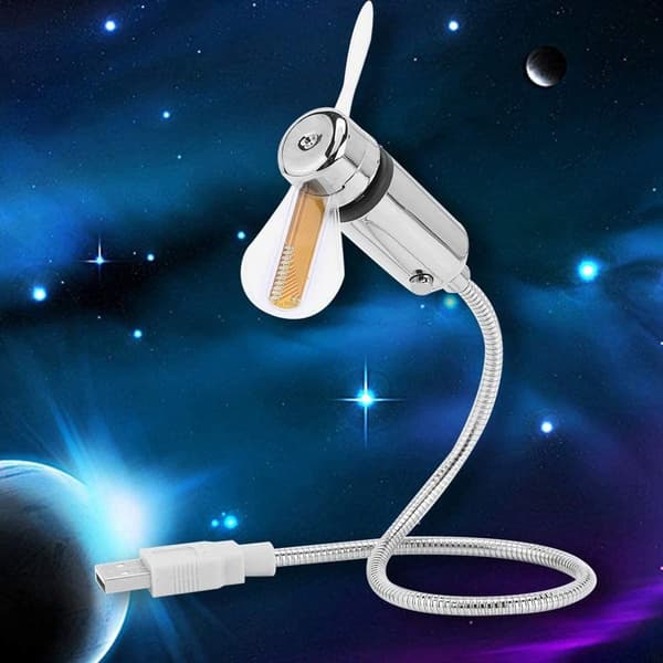 Fleksibel mini USB-vifte for bærbar PC