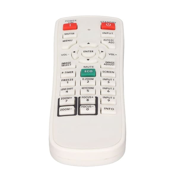 Replacement Remote Control for Home Theater Projector in White KLB
