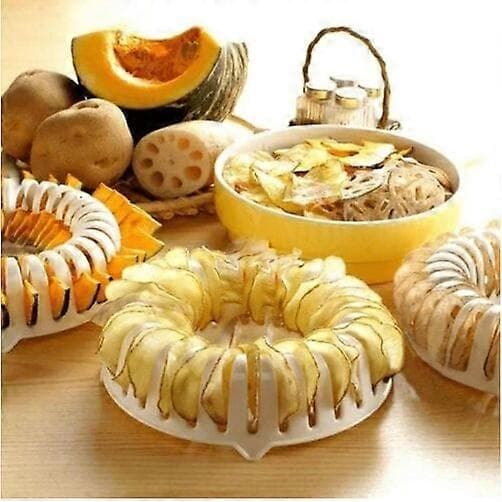 Microwave Potato Chip Maker with Potato Chip Slicer, Kitchen Snack Baking Gadget