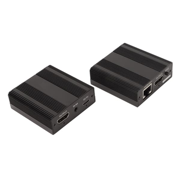 229ft HD Multimedia Interface Extender 5V 2A 1080P 60Hz Samtidig Dobbeltskærmsvisning Plug and Play Netværkskabelforlænger