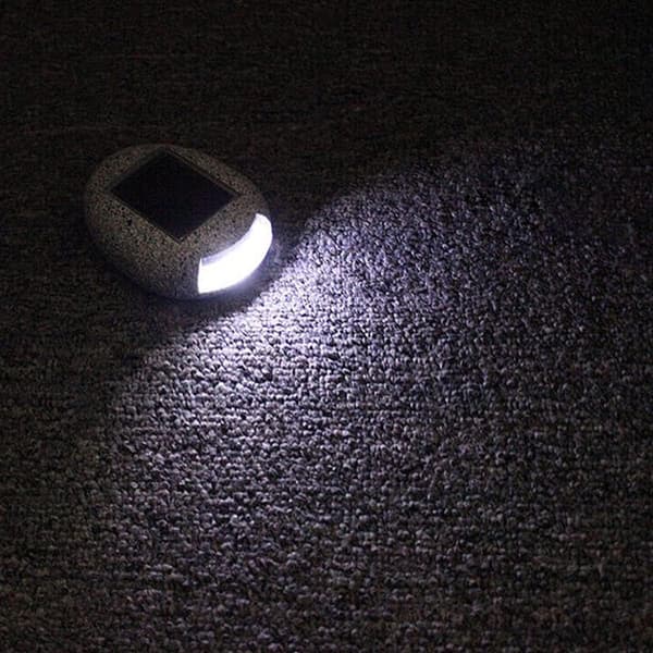 Stenlys Havesten Stenlys LED Solcellevandtæt Lys til Terrasse Plæne Lampe Gård Gangsti Indkørsel