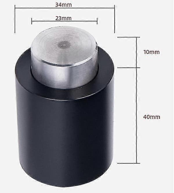304 Rustfrit Stål Magnetisk Dørstopper Gulv Magnetisk Dørstopper Gulv Magnetisk Dørstopper