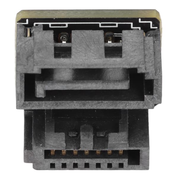 SATA 7Pin Interface Opposite Direction 180 Degree Multi-Layer Circuit Board 6Gb Lossless ABS Motherboard SATA 7Pin Adapter