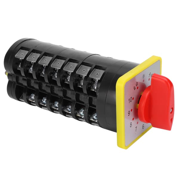 Universal Rotary Switch 12-Position Electrical Cam Switch 110-380V 16A LW5D-16TM707/7