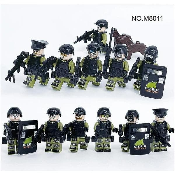 Sotilasrakennussarja 12 minihahmolla