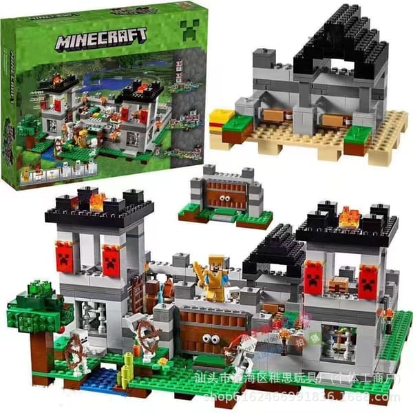 Kreativt Byggeklods Sæt – Klassisk Samlelegetøj *Redstone War* Redstone War Redstone War