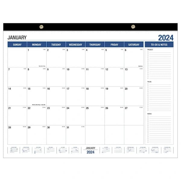 2024-2025 Calendar Wall Calendar Daily Schedule