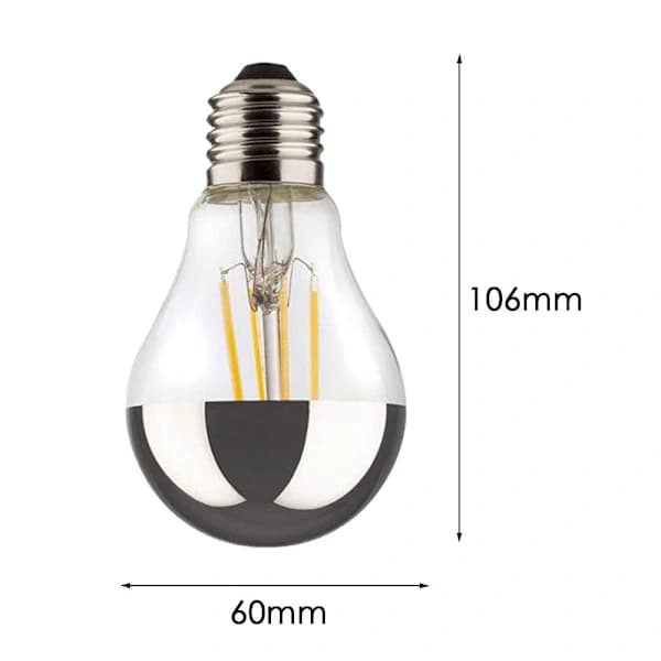 LED filamentlampe semi-belagt lampe G45 4W E14 G45 4W E14 G45 4W E14