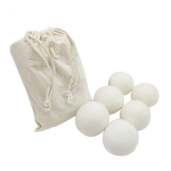 6 pcs Wool Balls Reusable Natural Fabric Softener for Dryer-FX- 1.6 1.6