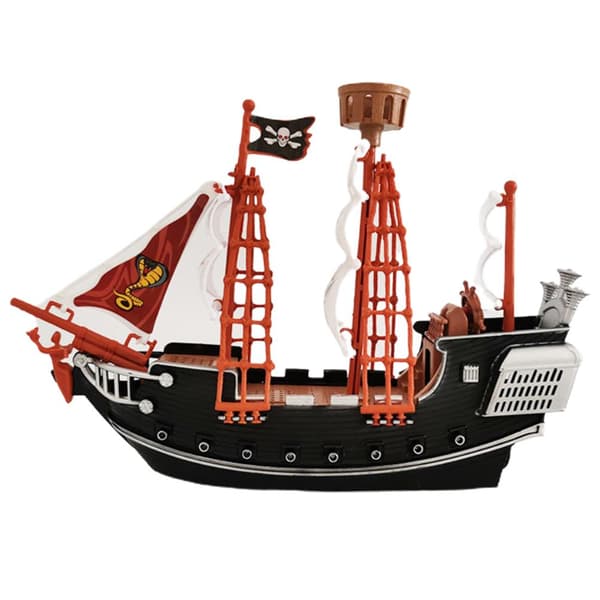 Piratsskib Legetøj til Børn, Boligindretning, Sikker og Holdbar Model til Børn