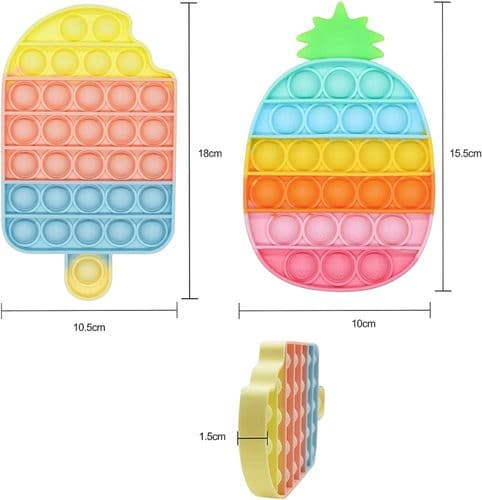 Pop It Ananas Jordgubbe Among Us, Pop It Fidget Popper
