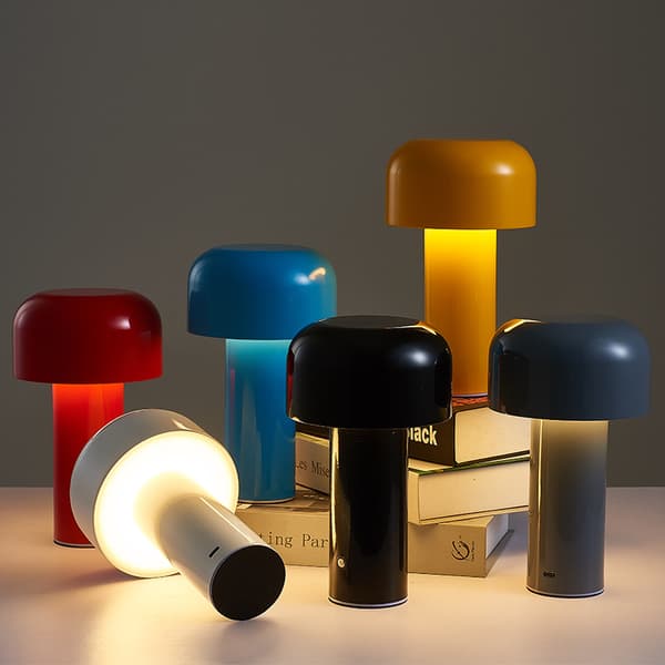 LED Creative Mushroom Rechargeable Table Lamp 3W 3 Light Levels