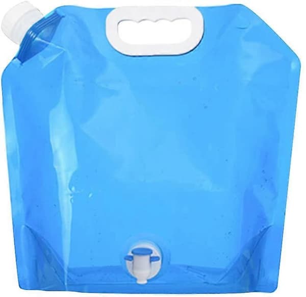 5 stk. foldbare vandposer, 5L bærbare udendørs foldbare vandposer til camping, vandreture, picnic, grill, nødhjælpsudstyr