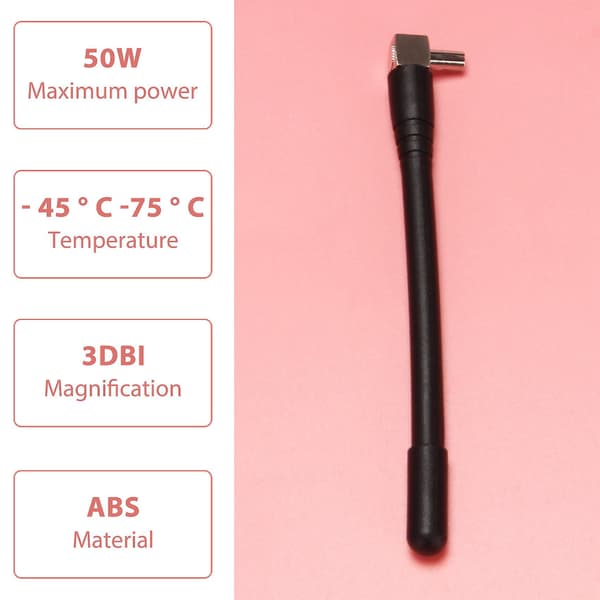 2 stk Mini TS9-antenner til ZTE (MF61) 4G LTE-modem MiFi mobil WiFi-hotspot-router