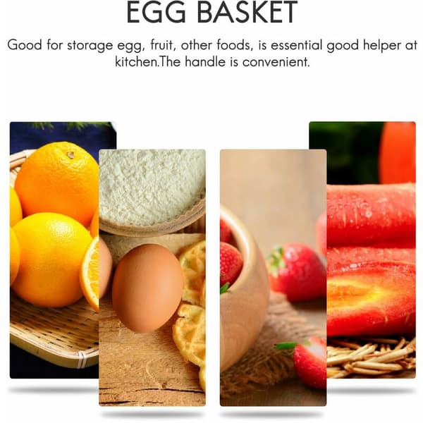 Iron Egg Basket Fruit Basket Fruit Bowl Collection Ceramic Hen Ornaments Decoration Kitchen Accessories B