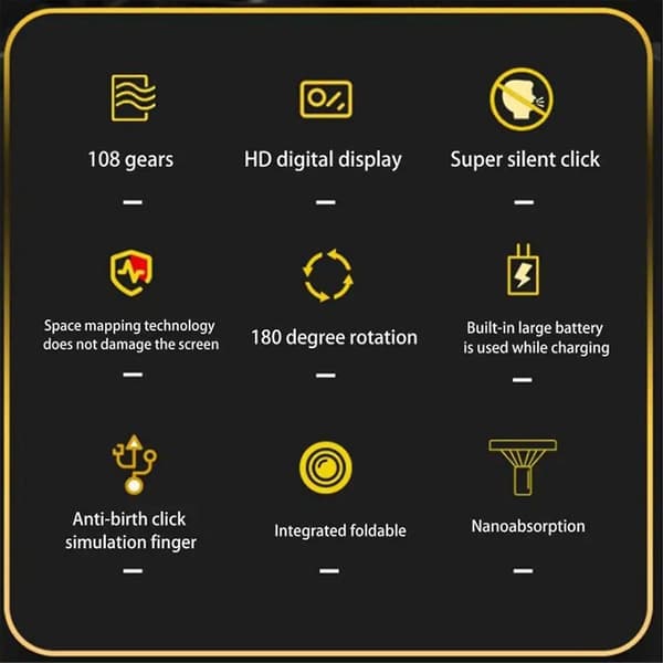 Mobile Screen Clicker Digital Car Screen Clicker for Smartphone App Video Live Gadget Mobile Game S_yux