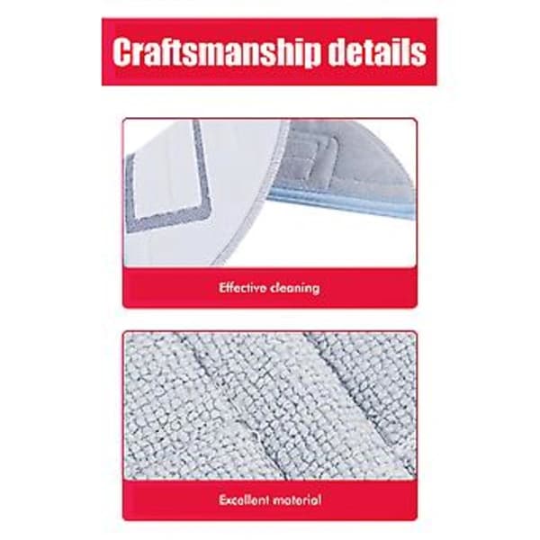 Microfiber Mopping Cloths for Enhanced Cleaning, High-Performance Cleaning Pads for Your Robot Vacuum Accessories, Roborock Mop Replacement Pads