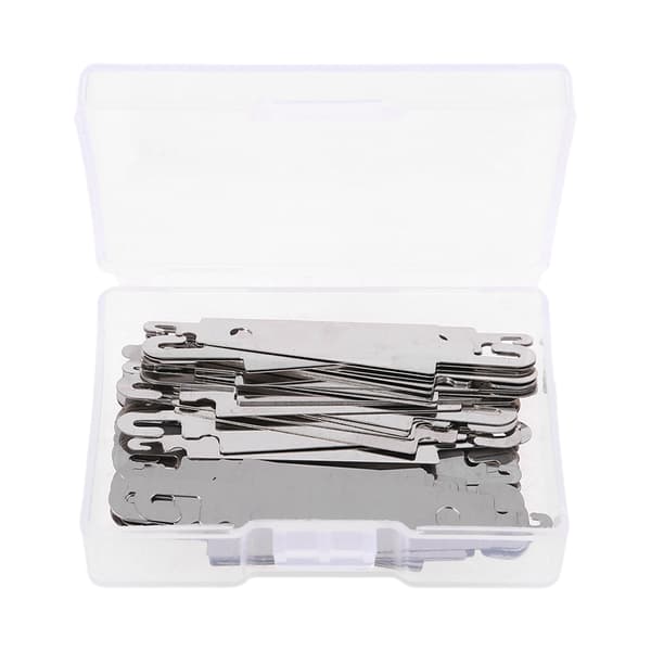 60 Pcs Metal Needle Threader Embroidery for Cross Stitch Threading Large Eye Needles
