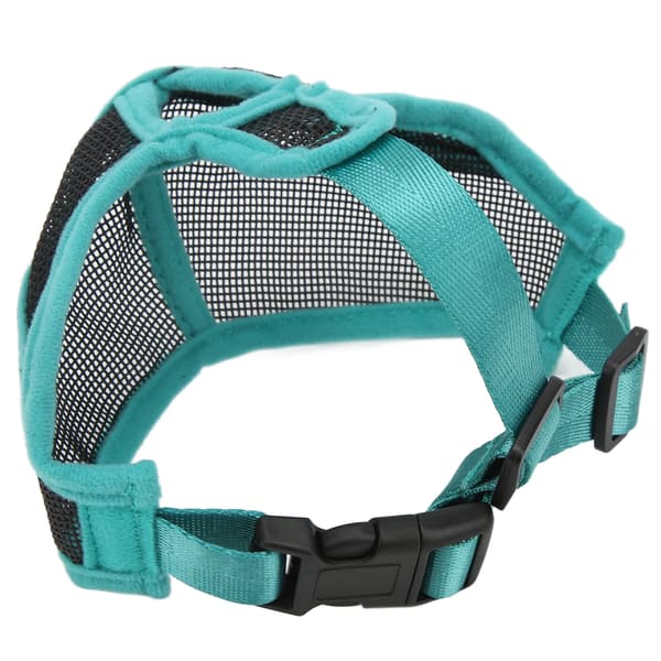 Short Snout Dog Muzzle Mesh Adjustable Breathable Anti-Biting Bulldog Short Snout Muzzle for Dogs XL