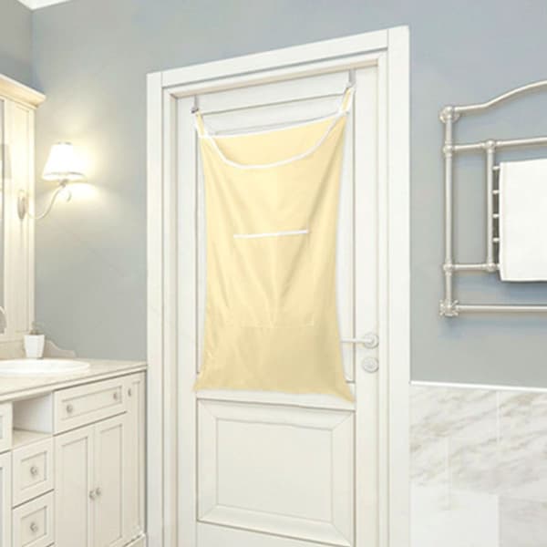 Laundry Organizer, Laundry Collector, Hanging Laundry Basket, Space-Saving Laundry Bag with Hook KLB