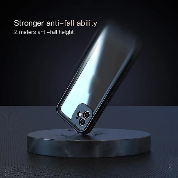REDPEPPER Dot+ Series Transparent IP68 Vanntett PC+TPU Deksel for iPhone 12