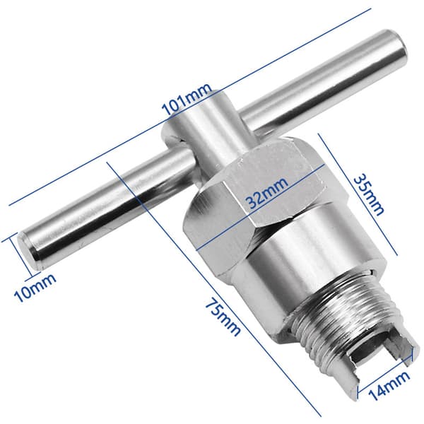 New Faucet Wrench Bathroom Cartridge Puller Charger Tool Extractor Al