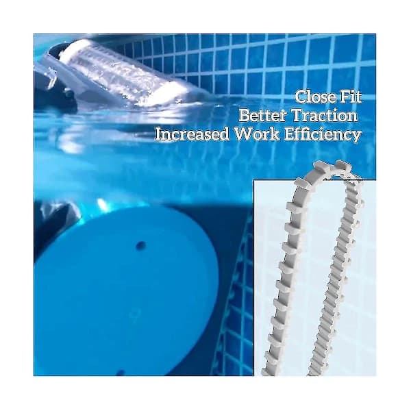 2-pack Pool Cleaner Track Belts 9985006 - For Dolphin Deluxe 4 5 Pool Cleaners