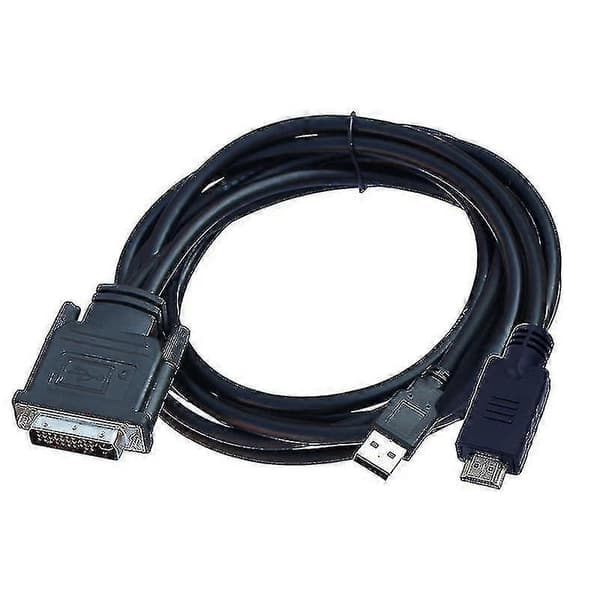 DVI M1-da 30+5 Pin til HD-kompatibel Kabel Dobbel Lenke + USB Projektorkabel 1.7m db