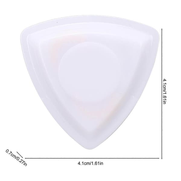 3 st LED Gitarrplektrum Vit Grön Lila Lysande Plektrum för Elektriska Akustiska Gitarrer Bas Ukulele