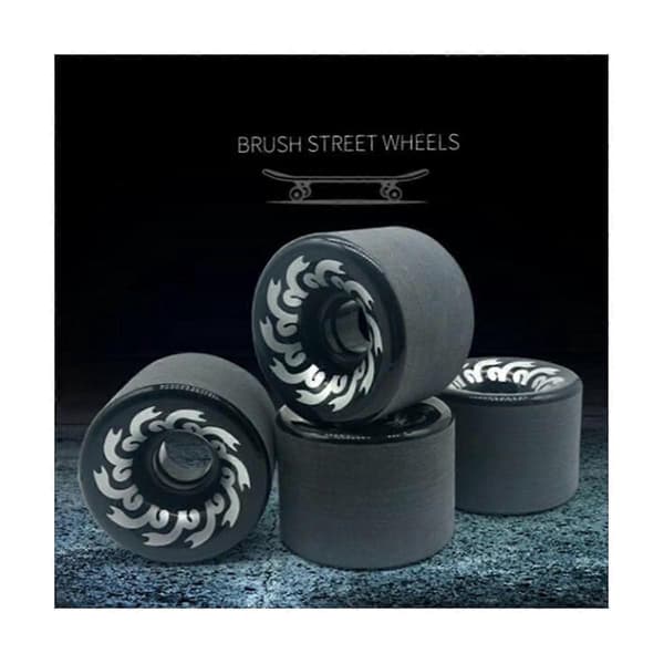 4 stk Skateboardtilbehør Dobbel Warping 70X51Mm 82A Glideplate Slipeskive Longboard Hjul